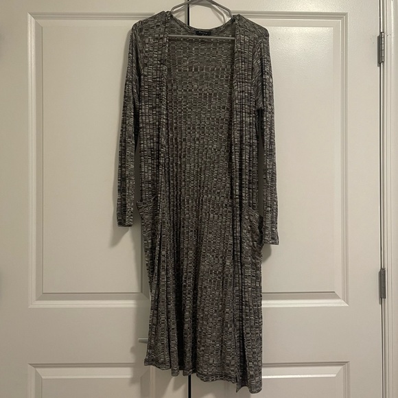 Gray Duster Cardigan - Picture 1 of 2